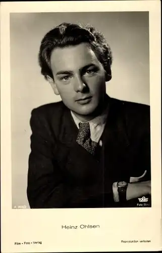 Ak Schauspieler Heinz Ohlsen, Portrait, Anzug