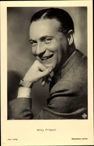 Ak Schauspieler Willy Fritsch, Portrait