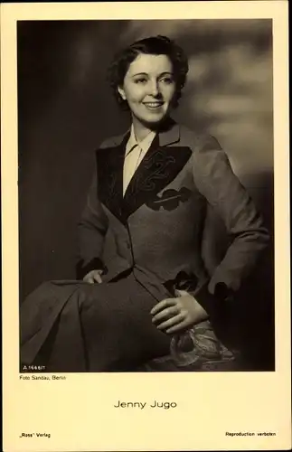 Ak Schauspielerin Jenny Jugo, Portrait