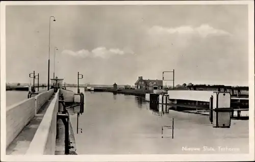 Ak Terhorne Terherne De Fryske Marren Friesland Niederlande, Schleuse