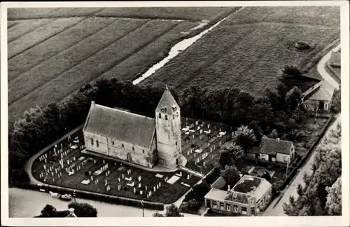 Ak Oudega Smallingerland Friesland Niederlande, Ned. Herv. Kerk