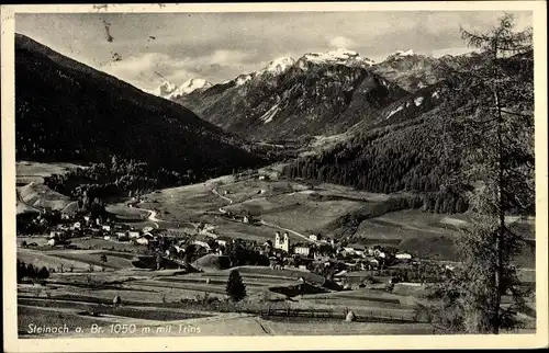 Ak Steinach am Brenner in Tirol, Ort mit Umgebung mit Trins