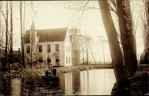 Foto Ak Roon Rhoon Südholland, Kasteel