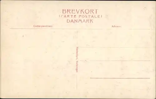 Ak Helsingør Helsingör Dänemark, Marienlyst, Indgang til Kurhotellet