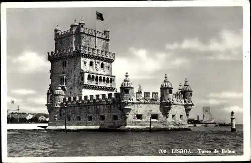 Ak Lisboa Lissabon Portugal, Torre de Belem