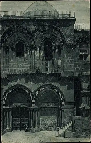 Ak Jerusalem Israel, Facade du St. Sepulcre