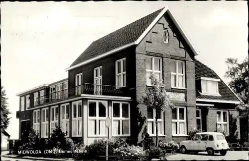 Ak Midwolda Groningen Niederlande, Gemeentehuis