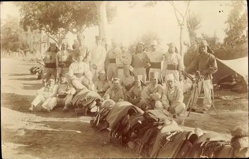 Foto Ak Französische Soldaten in Uniformen 1913
