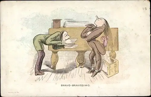 Litho Bravo Bravissimo, Mann am Klavier, Sindicato Musical Barcelones Dotesio