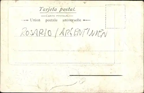 Passepartout Ak Rosario Argentinien, Boote