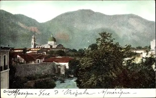 Ak Orizaba Mexiko, Teilansicht