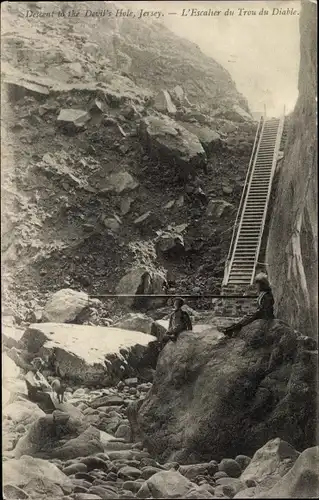 Ak Kanalinsel Jersey, Descent in the Devil's Hole, L'Escalier du Tru du Diable