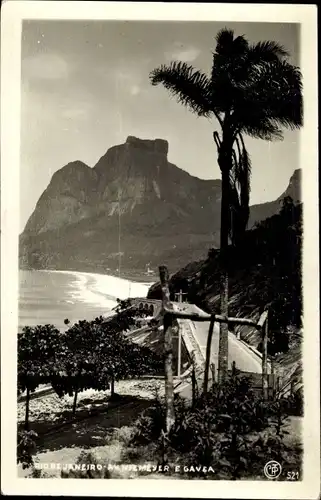 Ak Rio de Janeiro Brasilien, Av. Niemeyer e Gavea