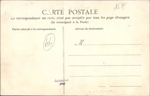 Ak Nantes Loire Atlantique, Manifestations 1906, Une arrestation