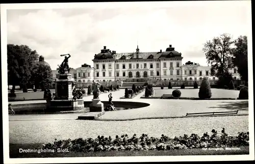 Ak Drottningholm Schweden, Slott
