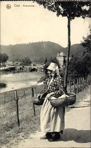 Ak Coo Stavelot Wallonien Lüttich, Ardennaise