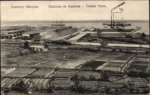Ak Maputo Lourenco Marques Mosambik, Estancias de Madeiras, Timber Yards