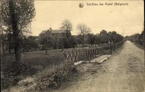 Ak Val Dieu lez Aubel Wallonien Lüttich, Straßenpartie