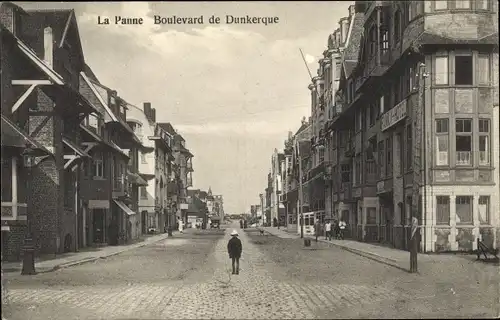 Ak La Panne De Panne Westflandern, Boulevard de Dunkerque