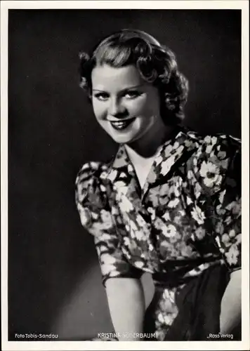 Foto Schauspielerin Kristine Söderbaum, Portrait