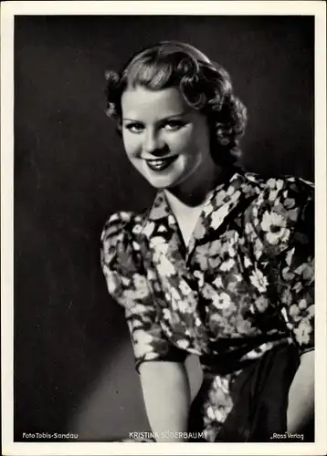 Foto Schauspielerin Kristine Söderbaum, Portrait