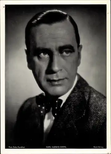 Foto Schauspieler Karl Ludwig Diehl, Portrait