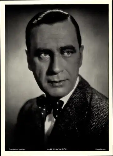 Foto Schauspieler Karl Ludwig Diehl, Portrait