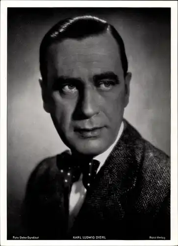 Foto Schauspieler Karl Ludwig Diehl, Portrait