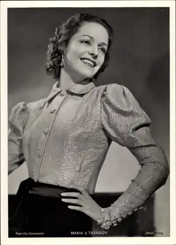 Foto Schauspielerin Maria von Tasnady, Portrait