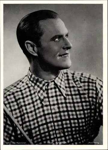 Foto Schauspieler Paul Richter, Portrait