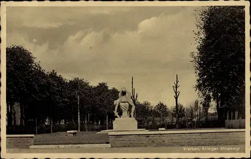 Ak Viersen in Nordrhein Westfalen, Krieger Ehrenmal