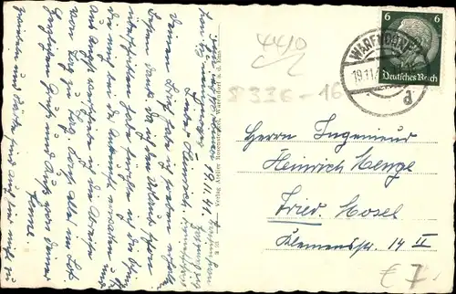 Ak Warendorf im Münsterland, Gasthof Cordes, Emsterrassen