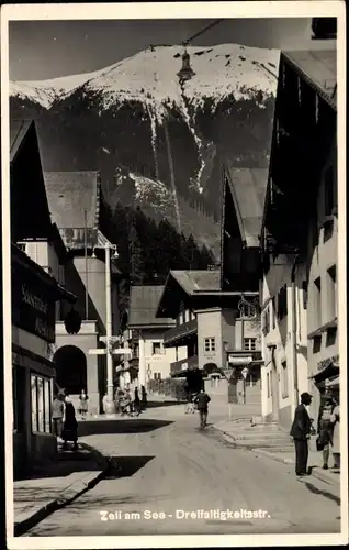 Ak Zell am See in Salzburg, Dreifaltigkeitsstraße