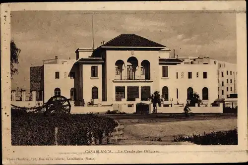 Ak Casablanca Marokko, Le Cercle des Officiers