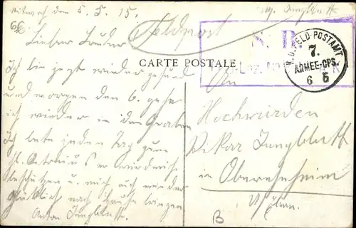 Ak Zeebrugge Westflandern, Le Semaphore