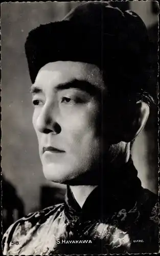 Ak Schauspieler Sessue Hayakawa, Seitenportrait