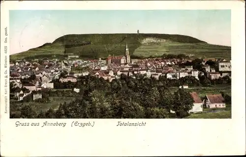 Ak Annaberg Buchholz im Erzgebirge, Ortsansicht