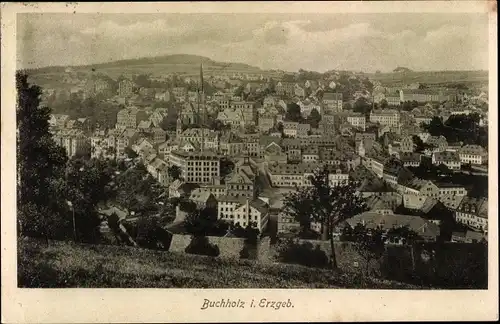 Ak Annaberg Buchholz im Erzgebirge, Ortsansicht
