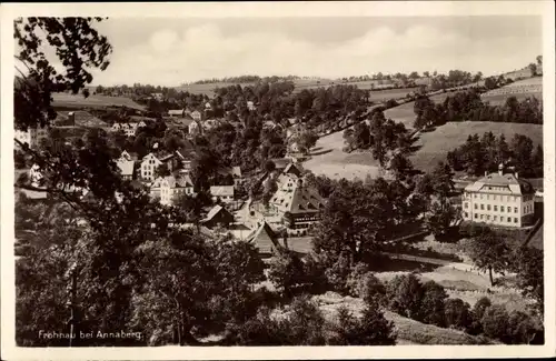 Ak Frohnau Annaberg Buchholz Erzgebirge, Blick auf den Ort