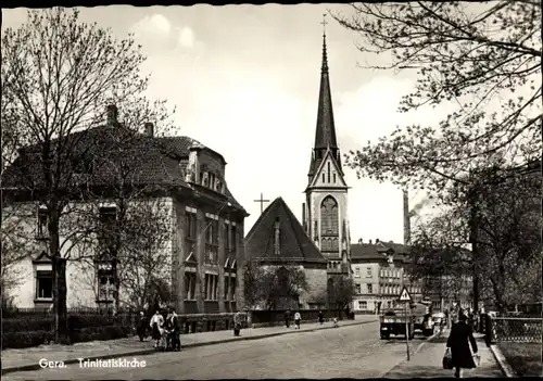 Ak Gera in Thüringen, Trinitatiskirche