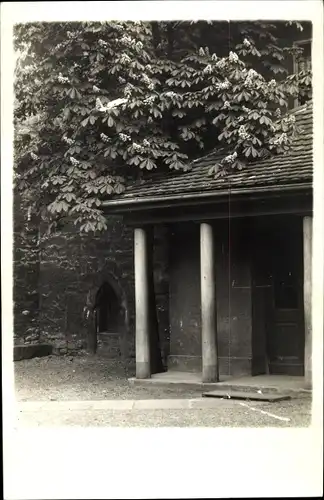 Foto Ak Erfurt in Thüringen, Hauseingang