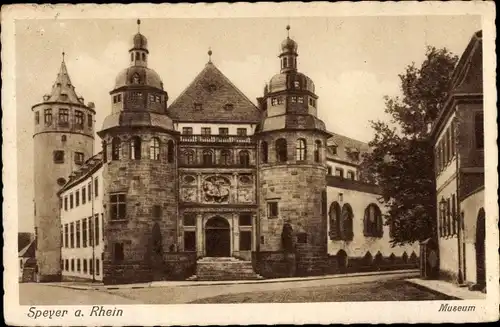 Ak Speyer am Rhein, Museum