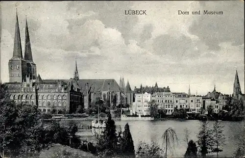 Ak Lübeck, Dom und Museum