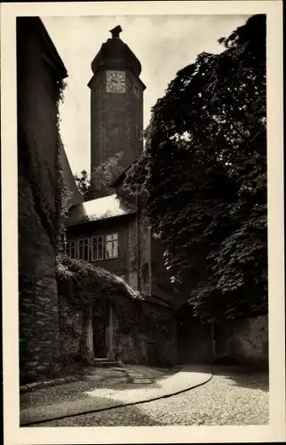 Ak Greiz im Vogtland, Eingang zum oberen Schloss