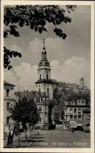 Ak Greiz im Vogtland, Rathaus