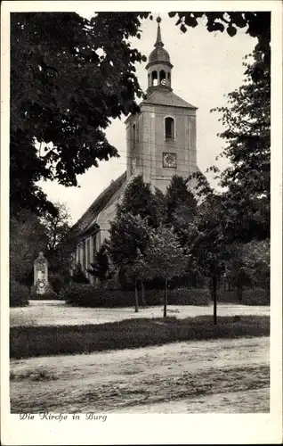 Ak Burg im Spreewald, Kirche