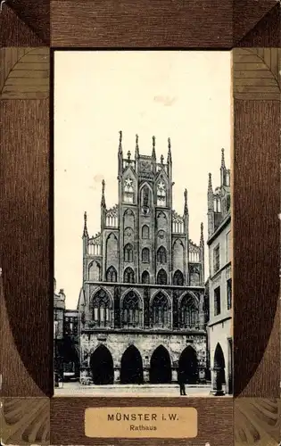 Ak Münster in Westfalen, Rathaus