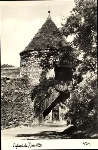 Ak Elsterberg im Vogtland, Ruine