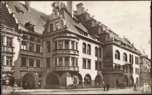 Ak München Bayern, Partie am Hofbräuhaus