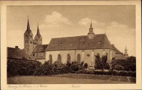 Ak Corvey Höxter in Nordrhein Westfalen, Kirche